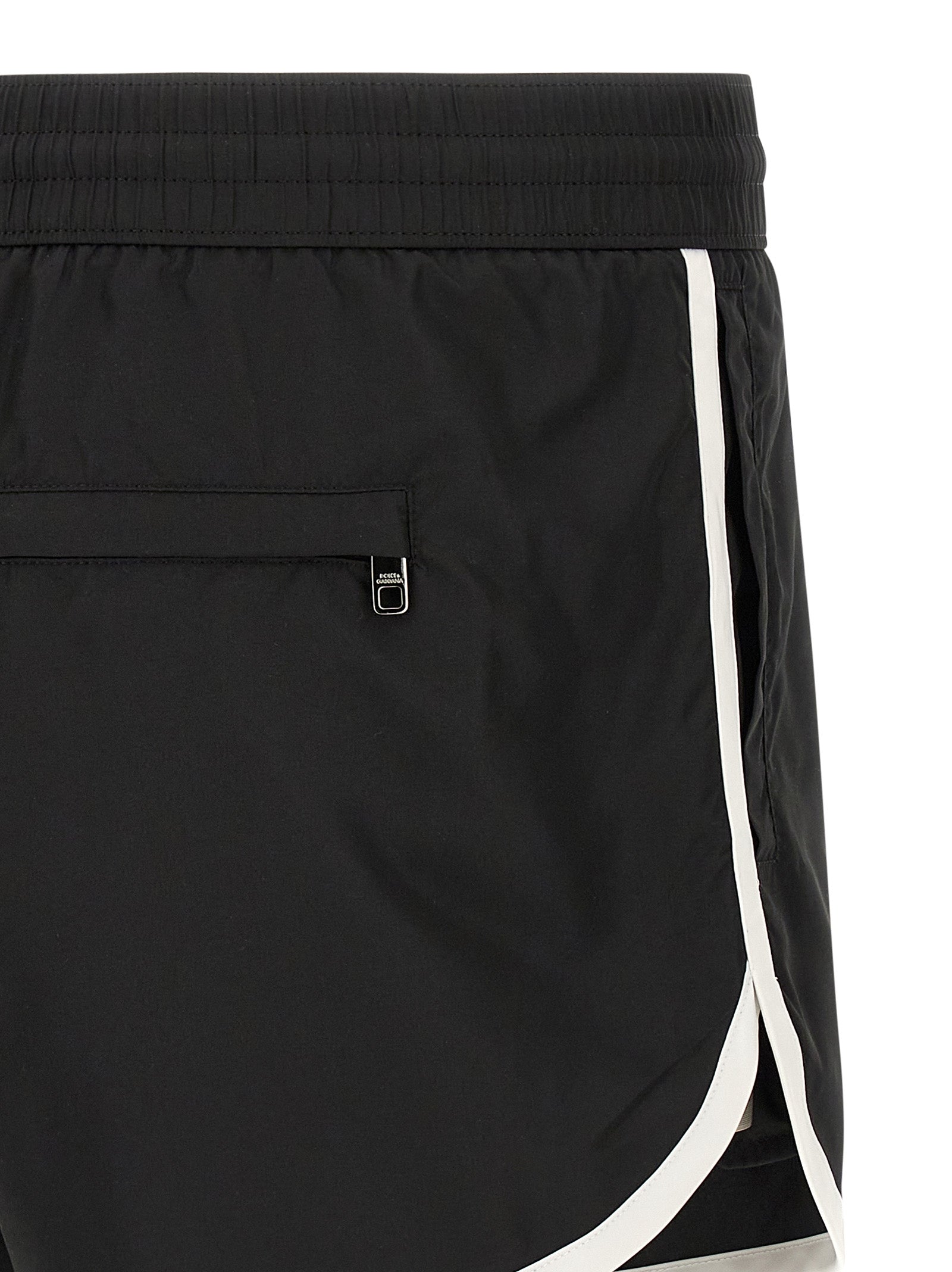 Logo swimsuit White/black Polyamide Beachwear