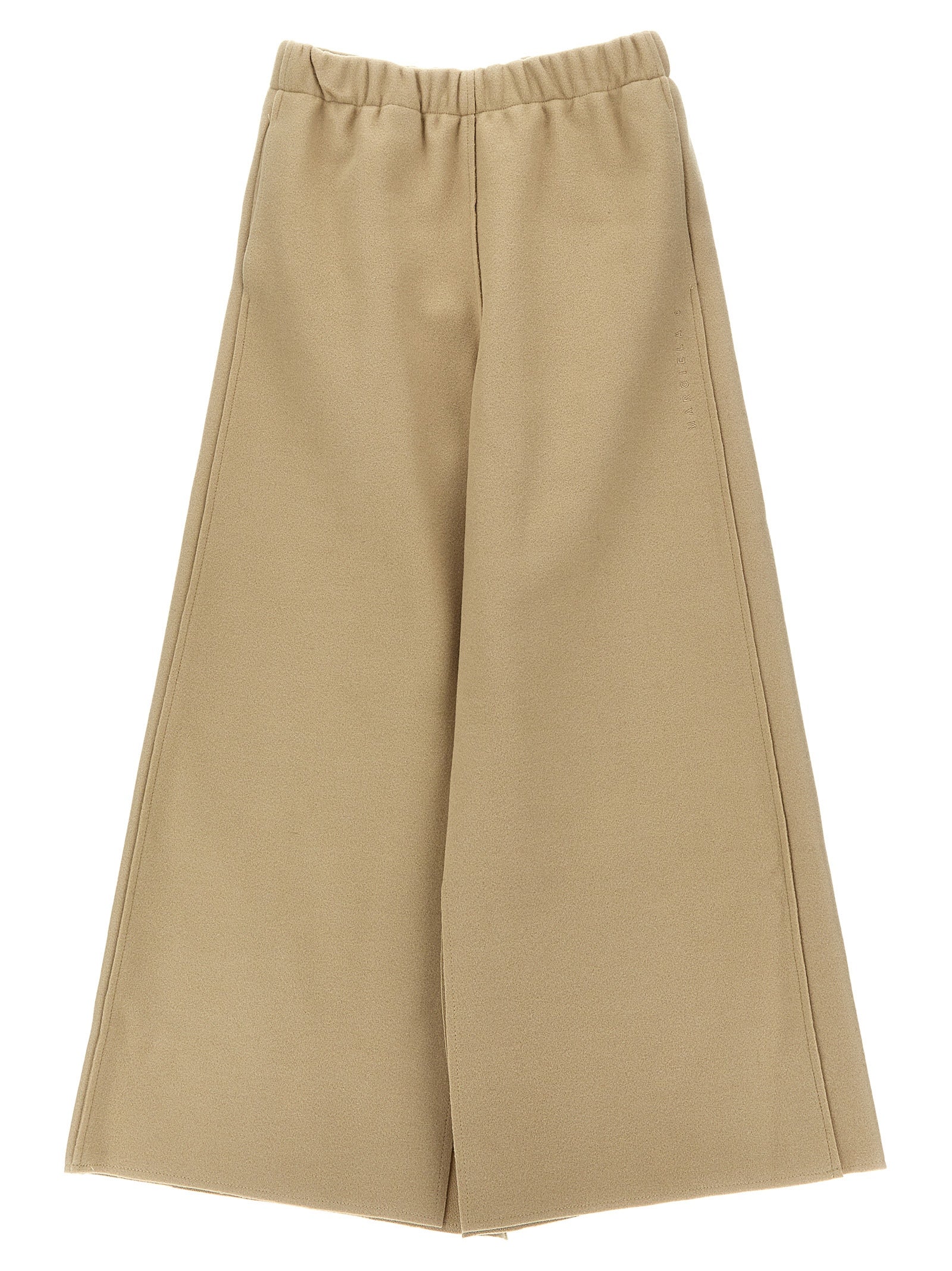 Logo embroidery pants Beige Pl Ac Wo