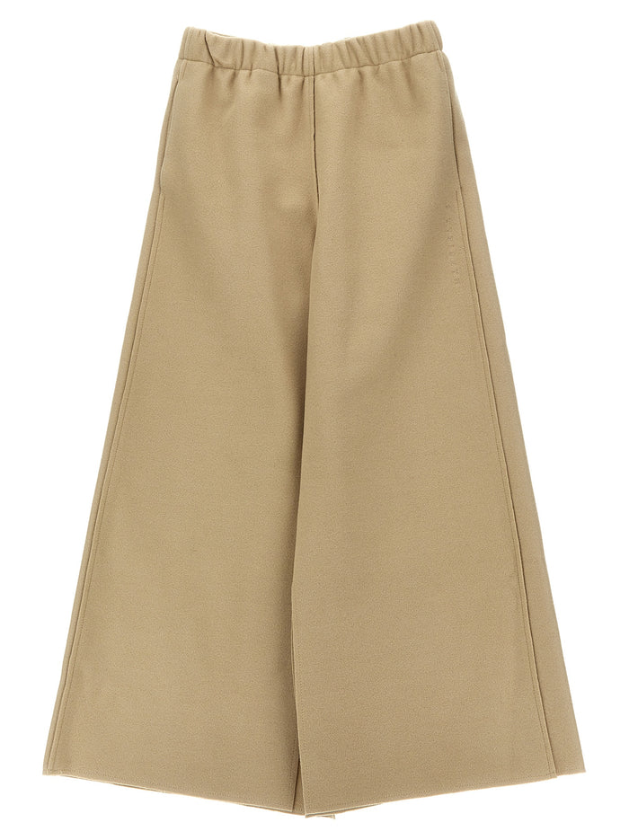 Logo embroidery pants Beige Pl Ac Wo