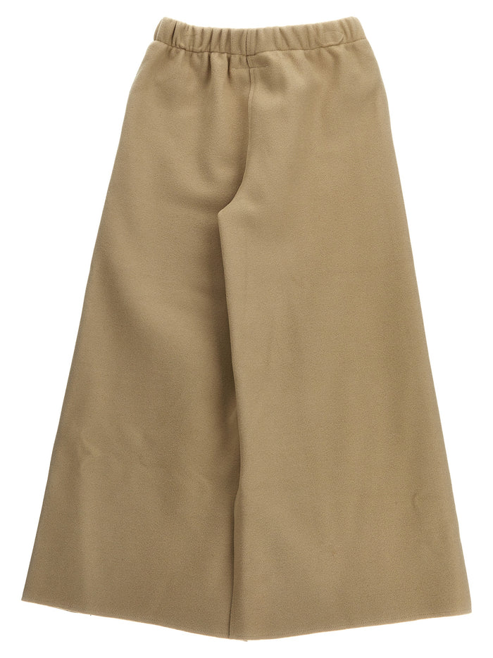 Logo embroidery pants Beige Pl Ac Wo