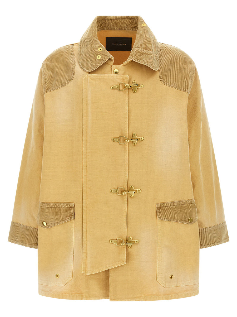 Wales Bonner Sierra Coat — Cream
