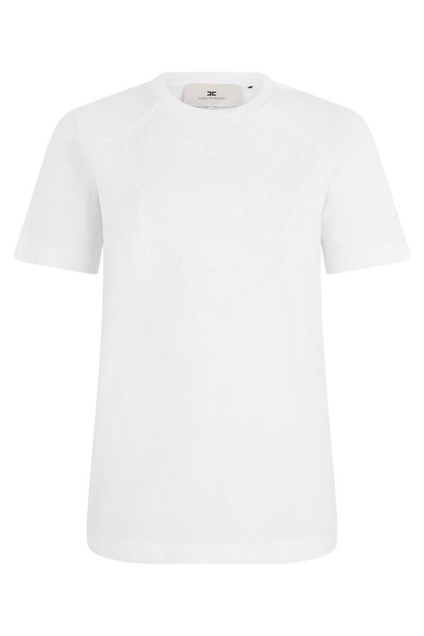 T-Shirt Printed Cotton Chalk T-shirts & Jerseys