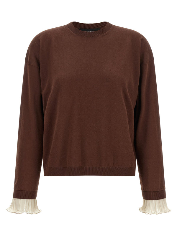 Fabiana Filippi Pleated Cuffs Sweater