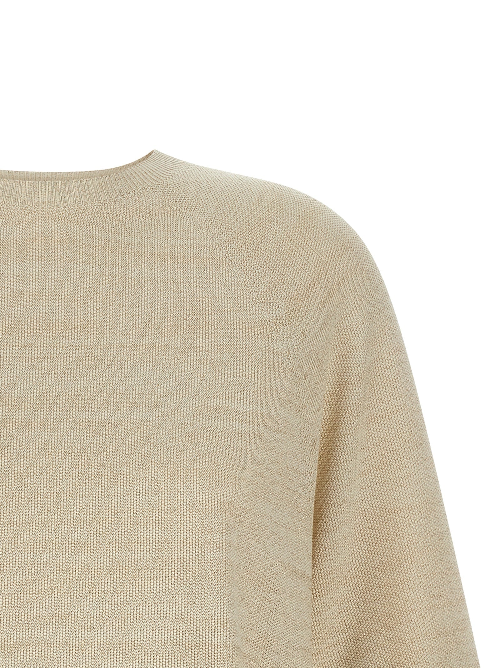 Lamé thread sweater Gold Sweater, Cardigans