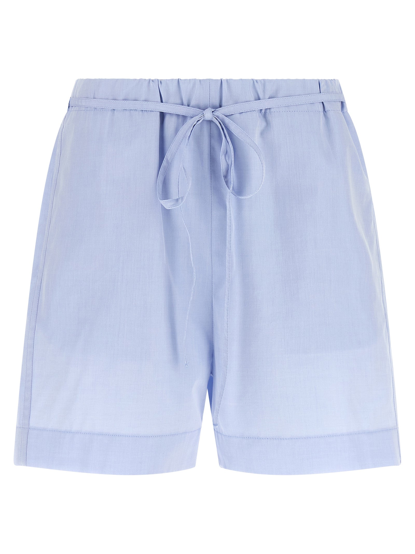 Malone shorts Light Blue Cotton Bermuda