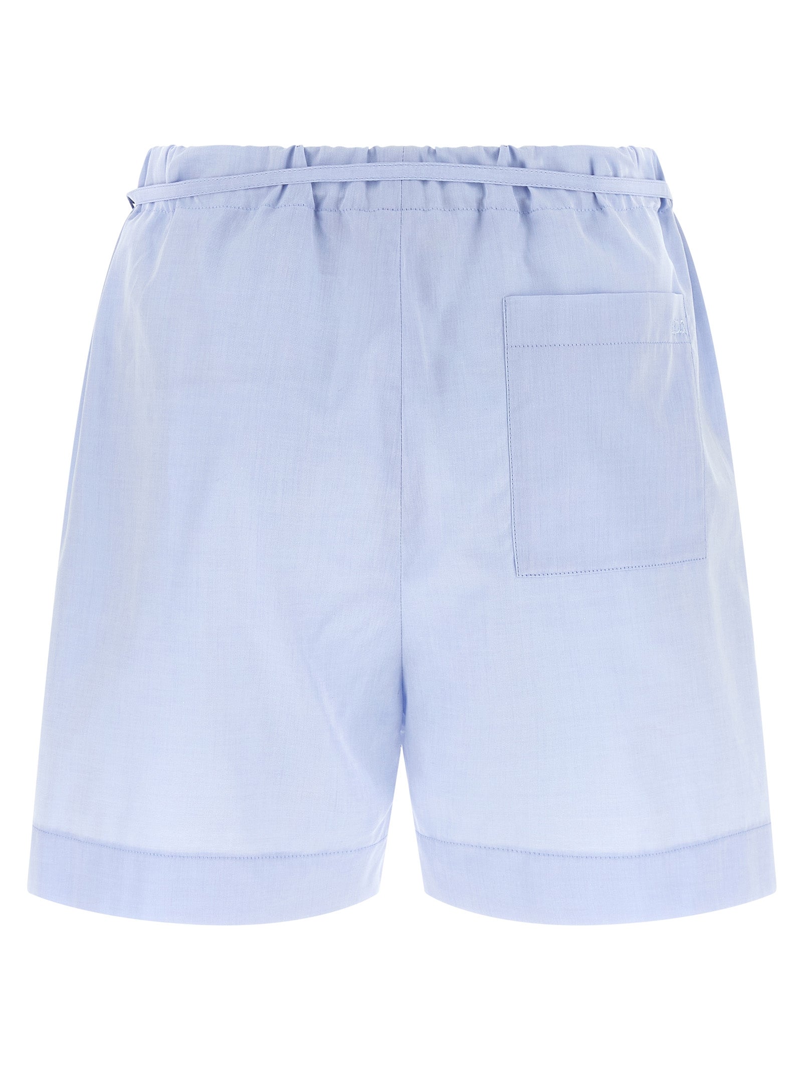 Malone shorts Light Blue Cotton Bermuda