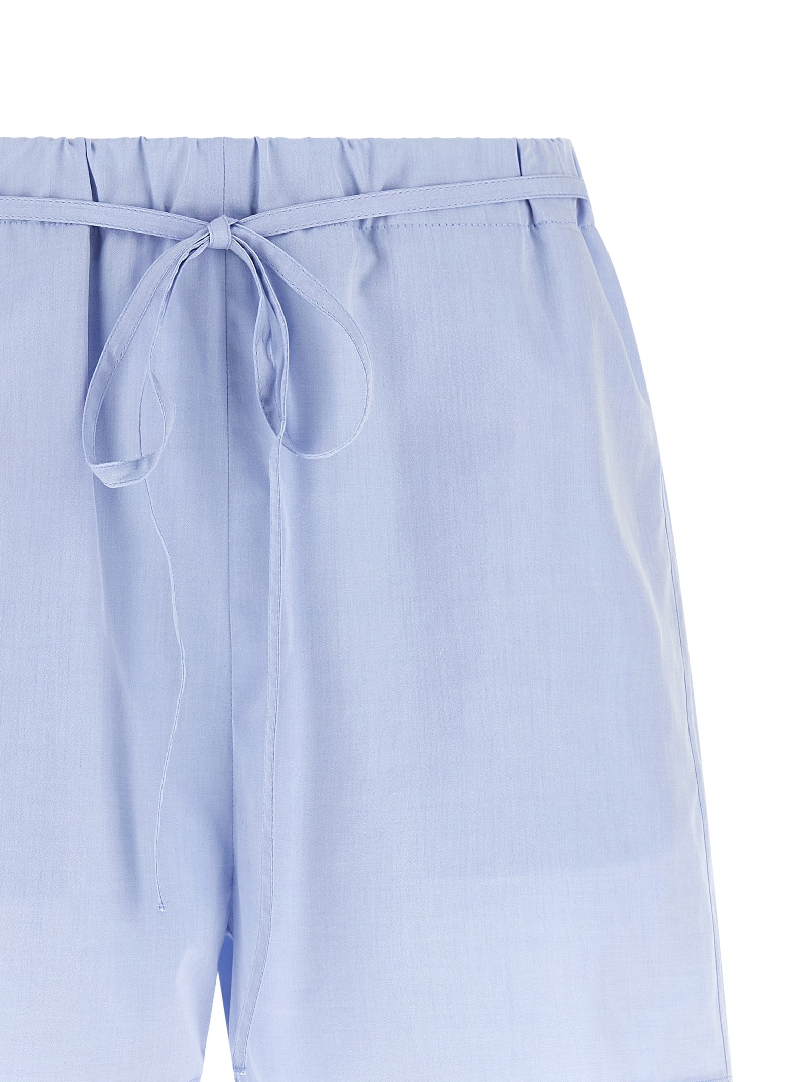 Malone shorts Light Blue Cotton Bermuda