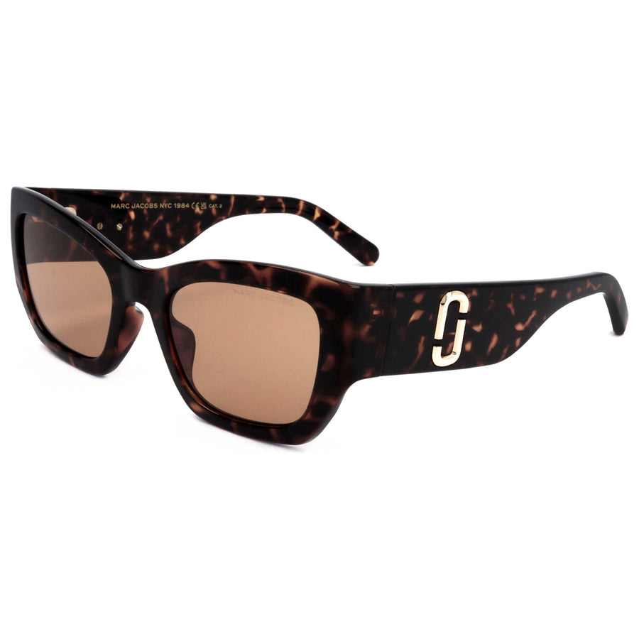 Preloved - Marc Jacobs Womens 53 Mm Havana Sunglasses Marc723-S-086-53 One Color