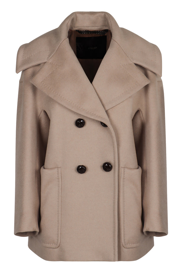 Double-Breasted Cashmere Coat Mario Sand Double Breasted & Peacoats