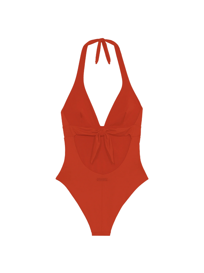 Orange Marylin One-Piece Swimsuit One Piece