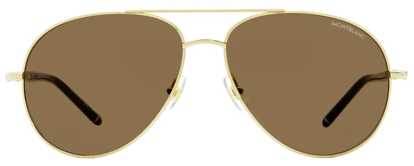 Montblanc MB0068S Metal/Plastic (Acetate) sunglasses in gold