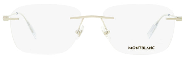 Montblanc MB0075O Metal eyeglasses in silver