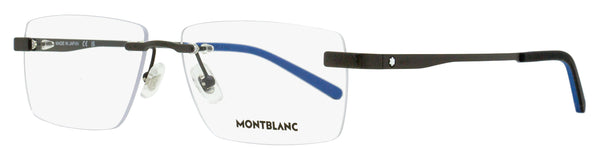 Montblanc MB0105O Metal/Plastic (Rubber Effect) eyeglasses in black