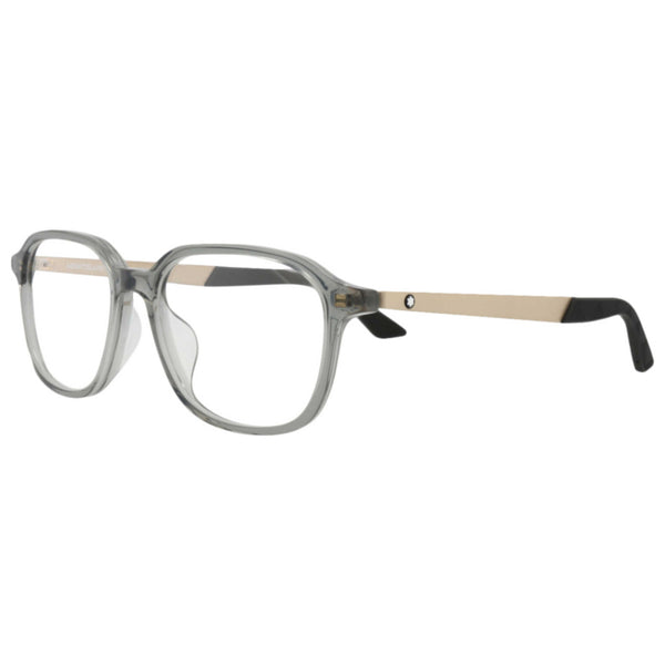 Preloved - Montblanc Mens 53 Mm Grey Gold Eyeglasses Mb0335oa-30015020-004 One Color