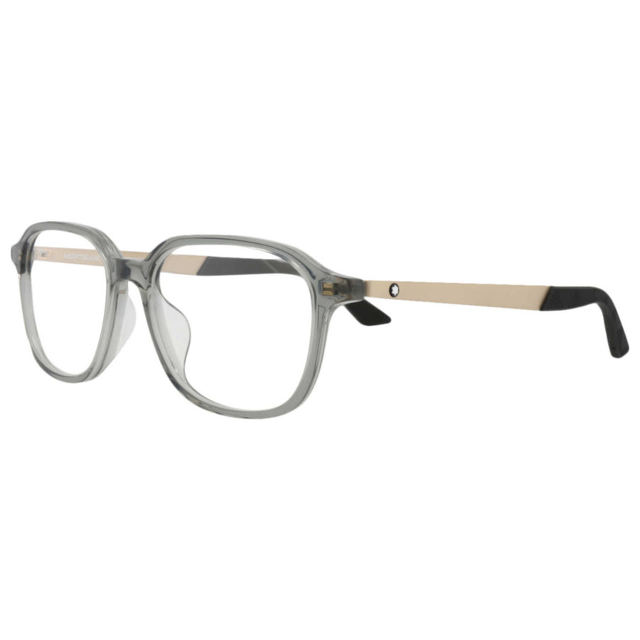 Preloved - Montblanc Mens 53 Mm Grey Gold Eyeglasses Mb0335oa-30015020-004 One Color
