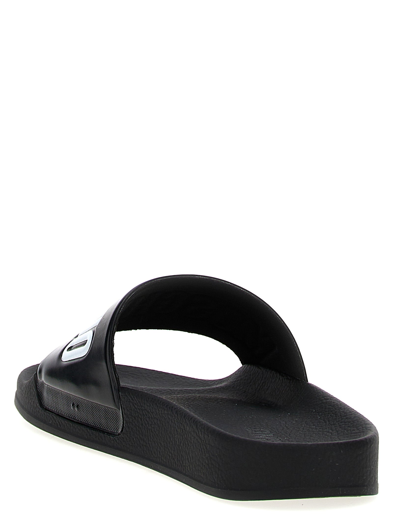 Pool slides White/black Pvc Sandal
