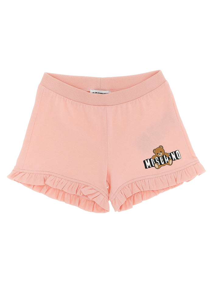 Moschino Teddy Bear t-shirt + shorts Pink Cotton Dress