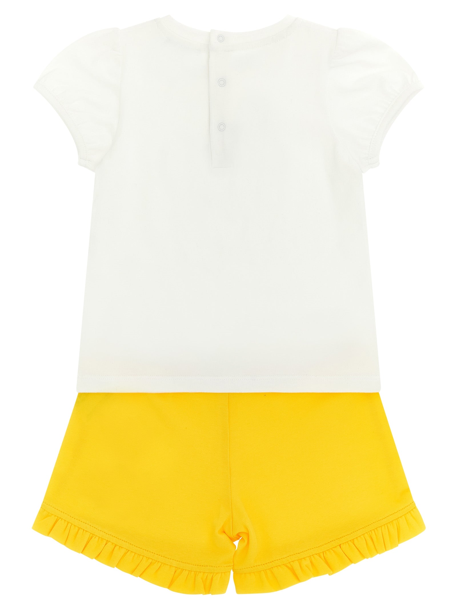 Moschino Teddy Bear t-shirt + shorts Yellow Cotton Dress