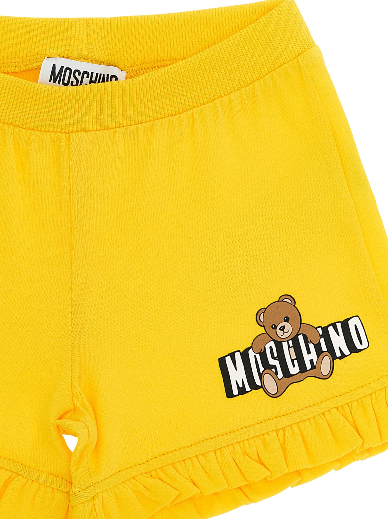 Moschino Teddy Bear t-shirt + shorts Yellow Cotton Dress