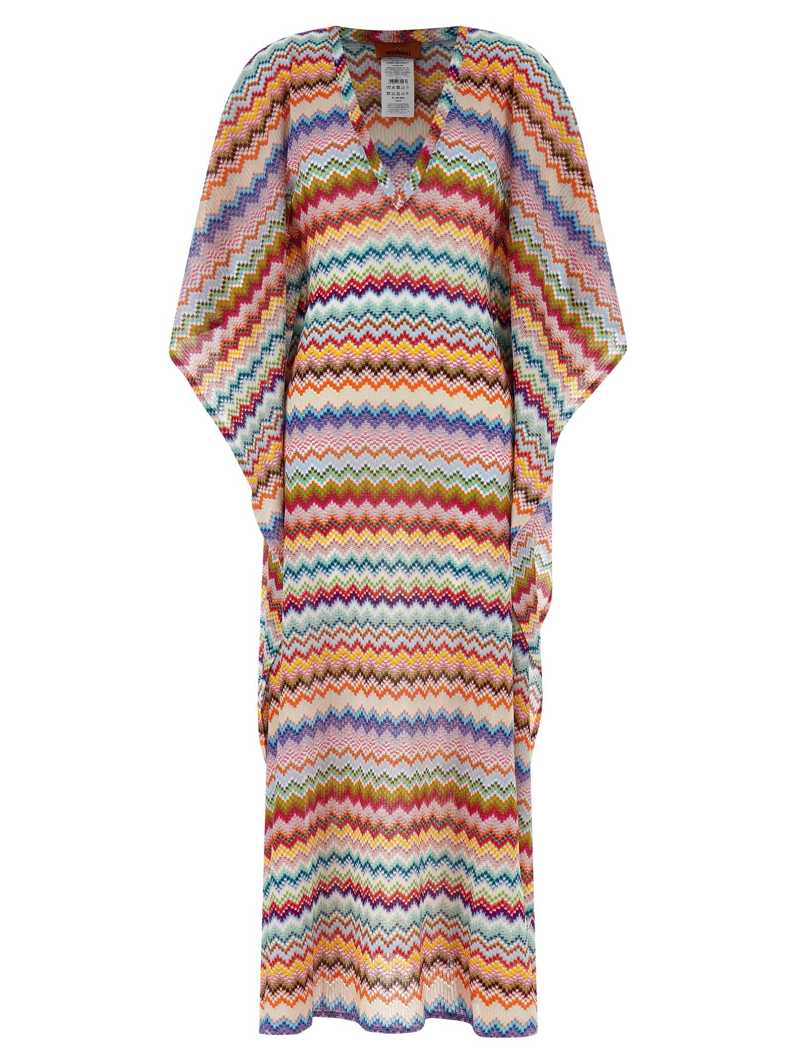 Zigzag Knit Dress Viscose