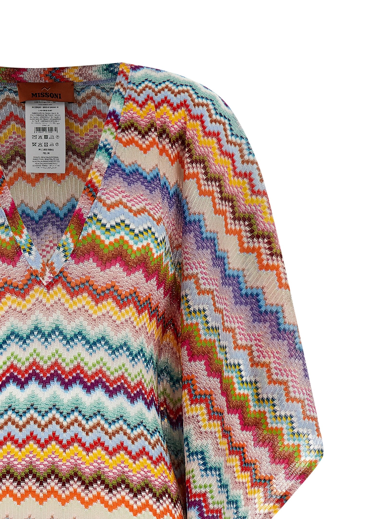 Zigzag Knit Dress Viscose