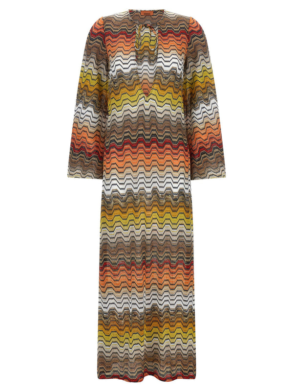 Missoni Greek Motif Cover-up Dress