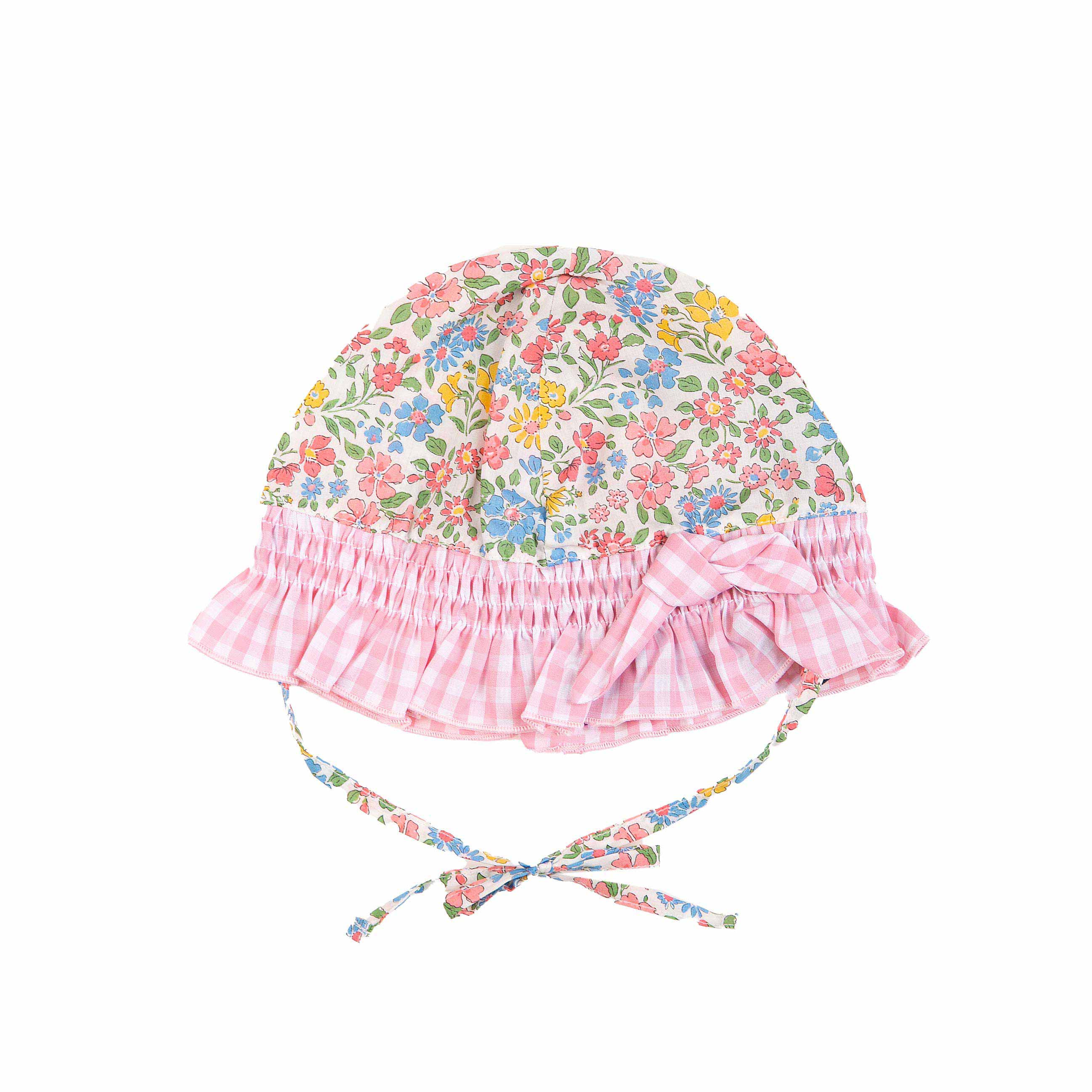 Girl Enfant Cotton Bonnet Pink Hat