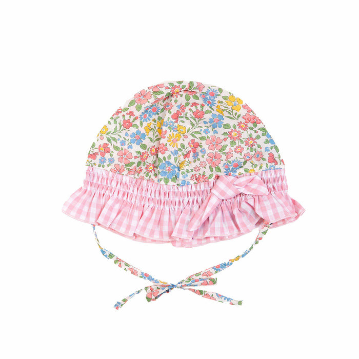 Girl Enfant Cotton Bonnet Pink Hat