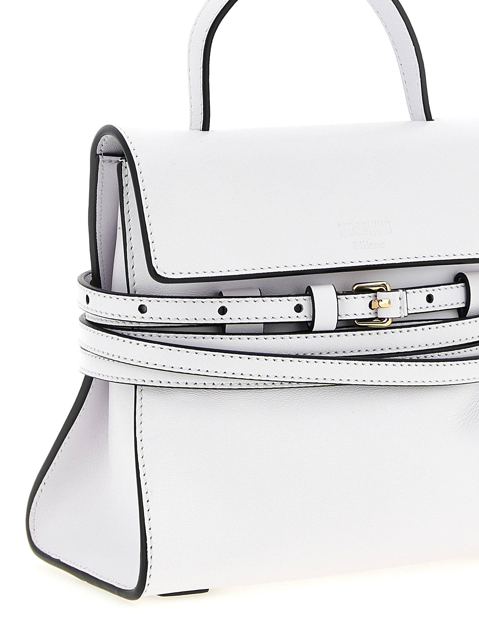 Tie Me handbag White Nappa Leather Hand Bags