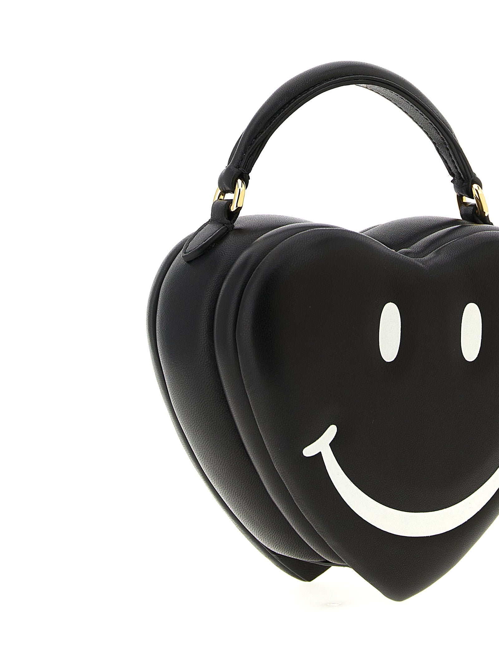 Moschino Love Me handbag Black Polyester Hand Bags