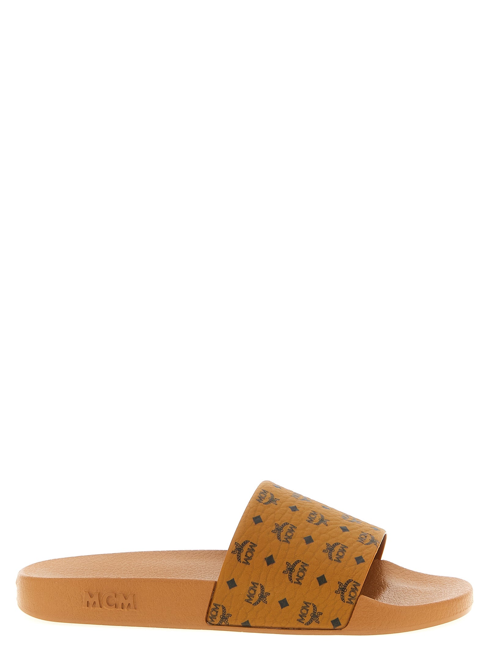 Logo slides Brown Tpu Sandal