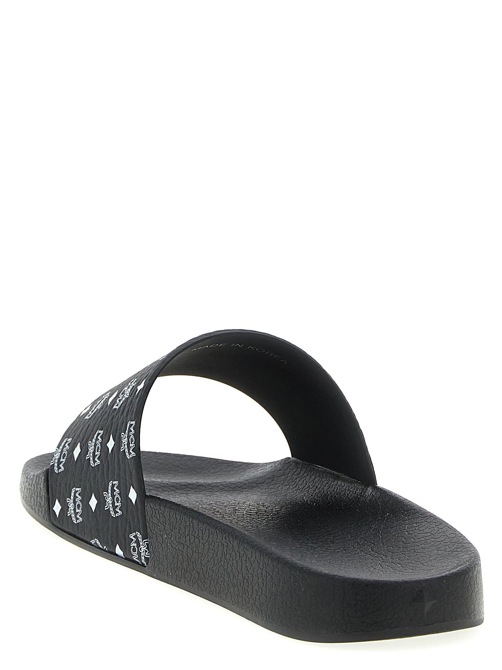 Logo slides Black Tpu Sandal