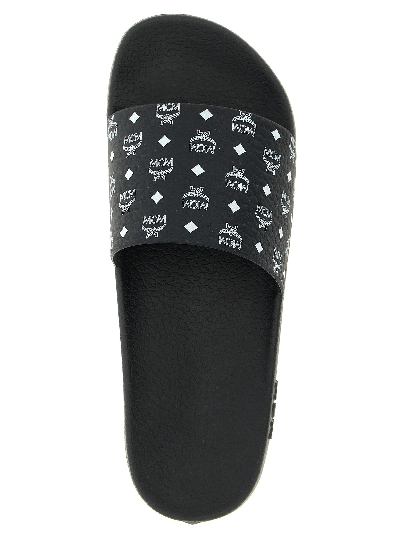 Logo slides Black Tpu Sandal