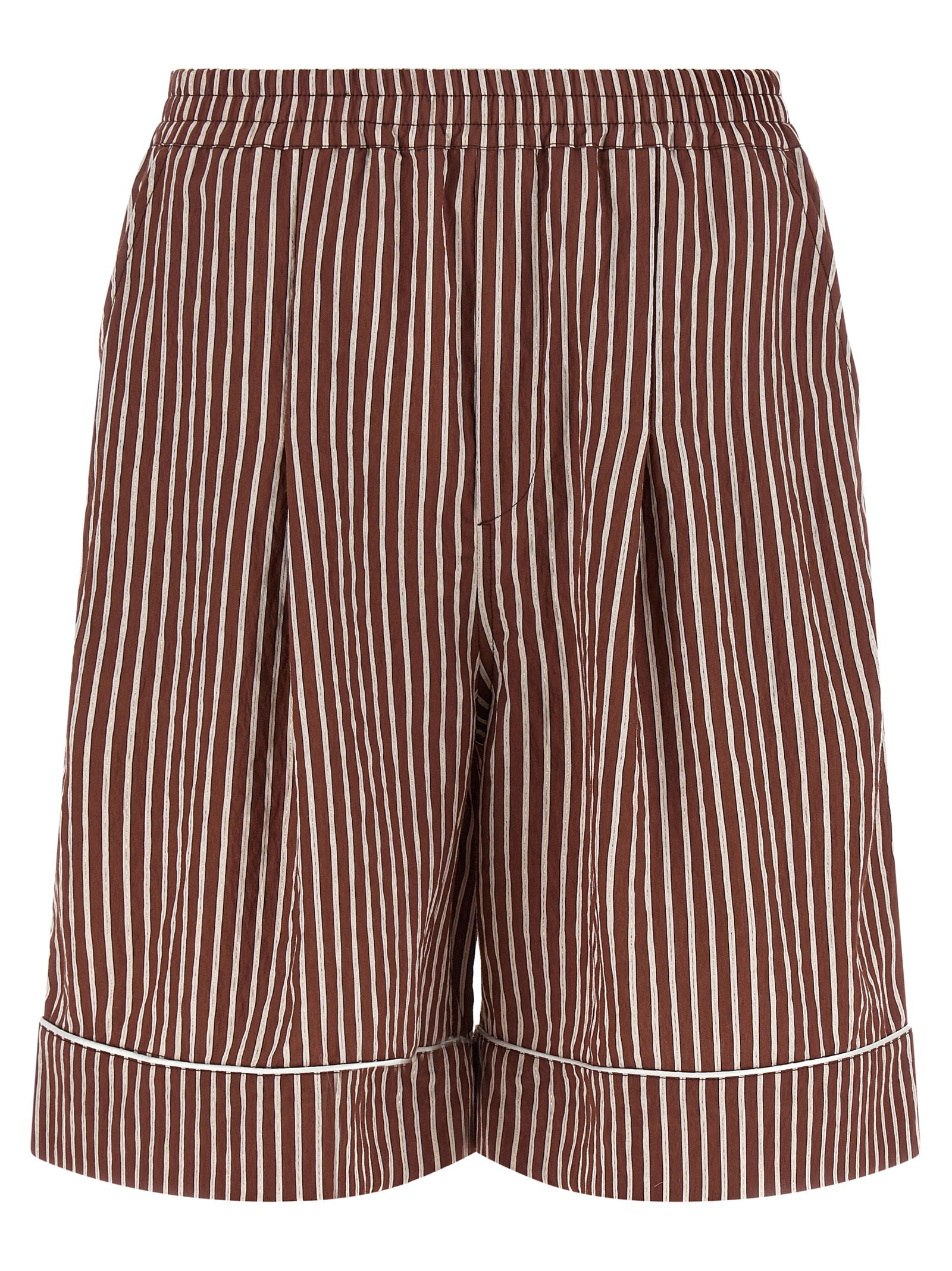 Mezzodì Shorts Brown Bermuda
