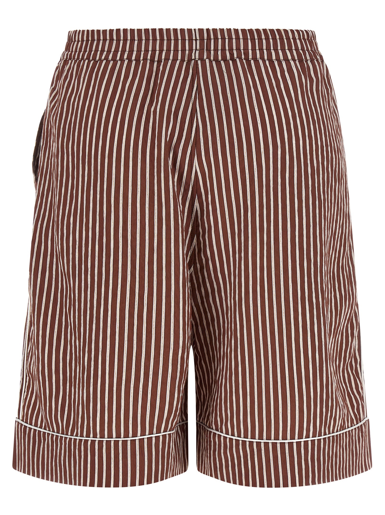 Mezzodì Shorts Brown Bermuda