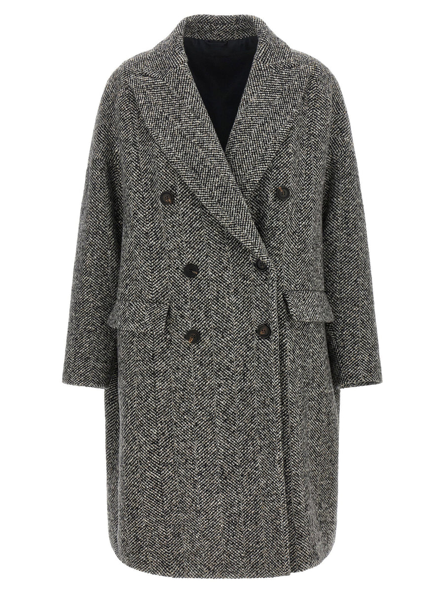 Brunello Cucinelli Coat — Gray