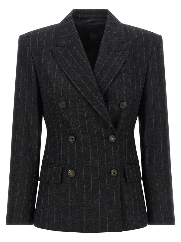 Brunello Cucinelli Pinstripe Blazer
