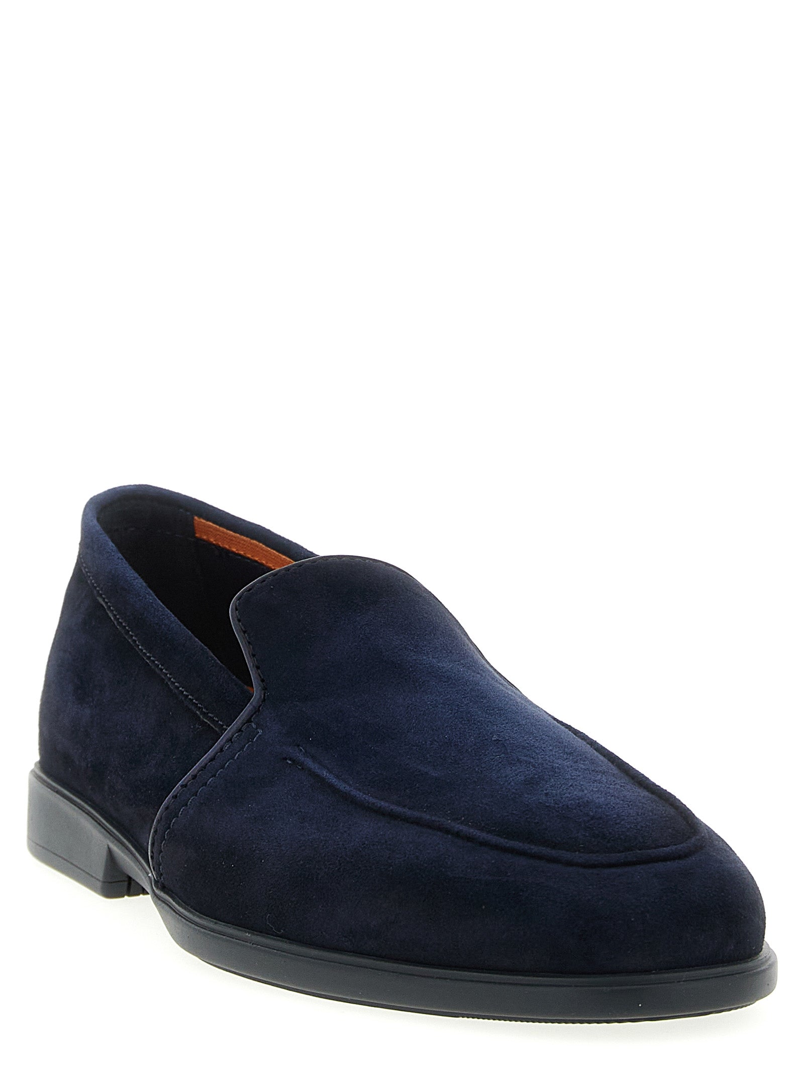 Malibù loafers Blue Calfskin Leather (bos Taurus)