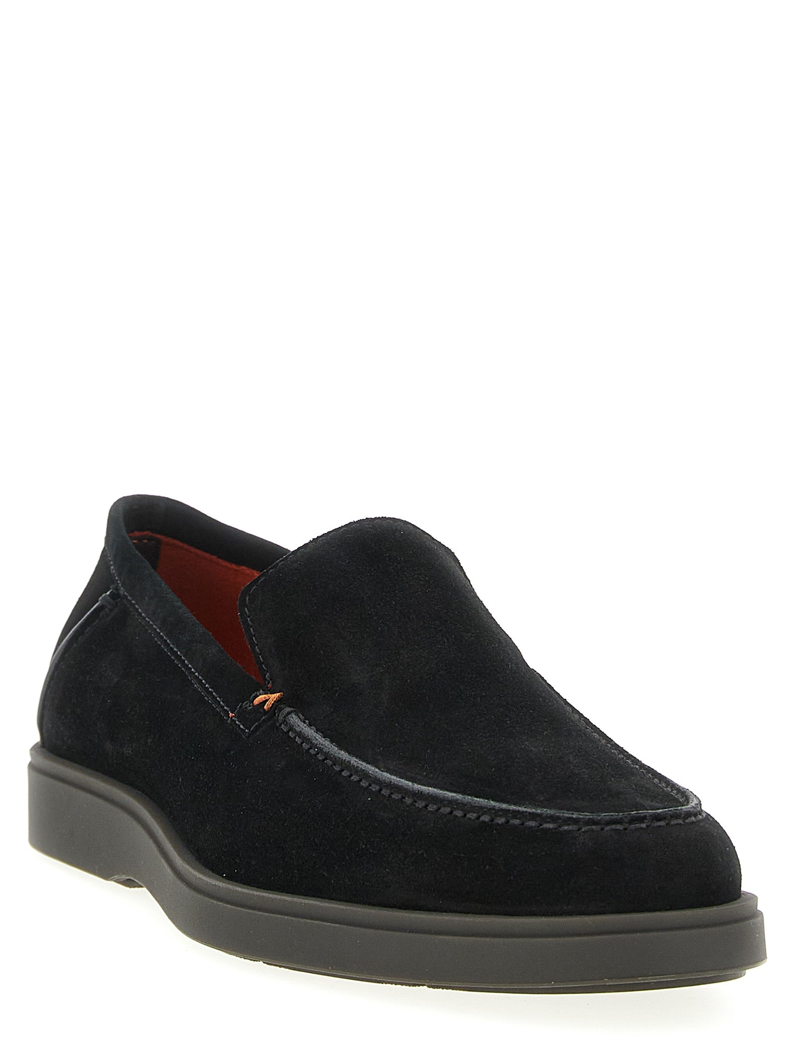 Drain loafers Black Calfskin Leather (bos Taurus)