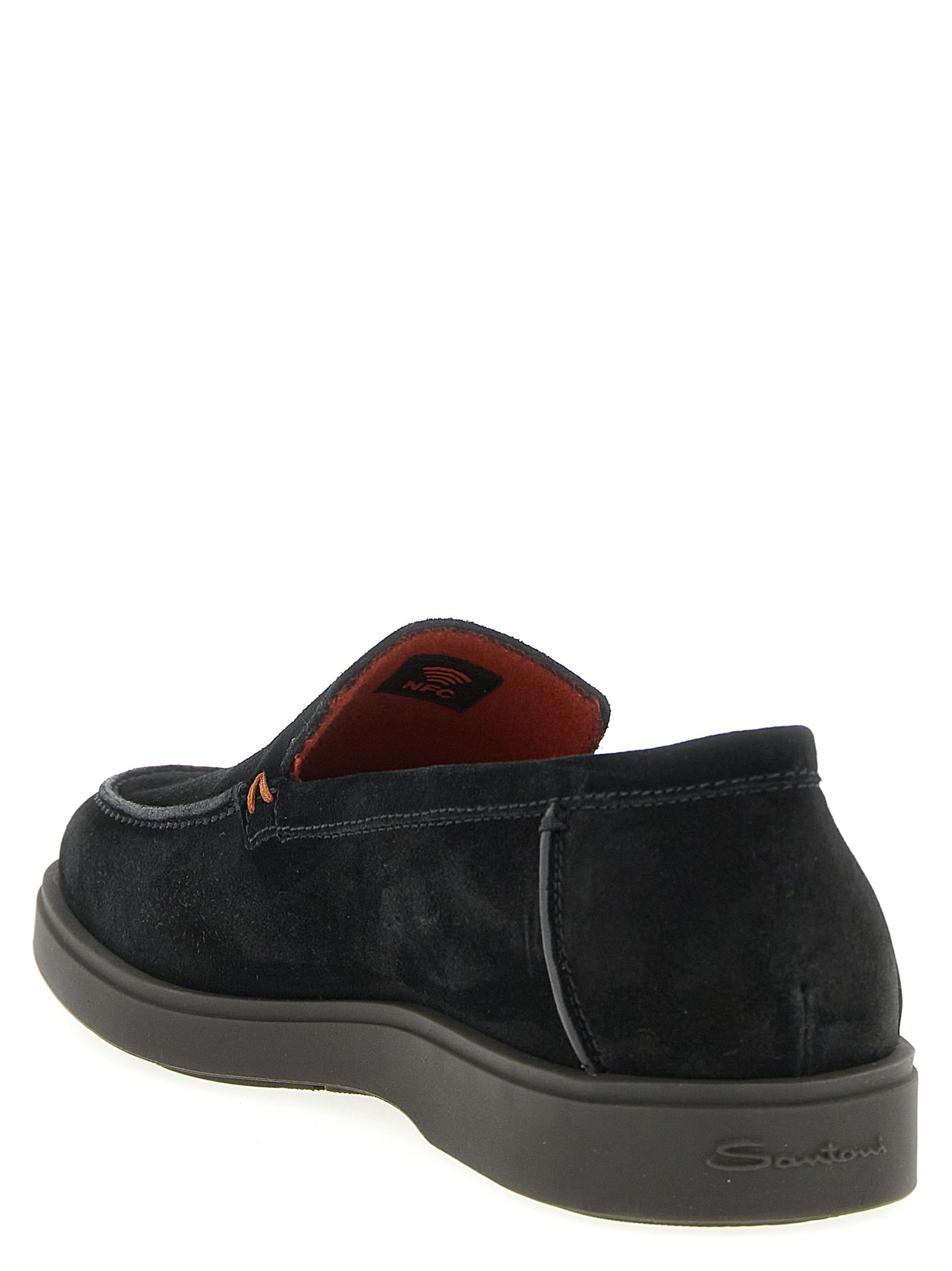 Drain loafers Black Calfskin Leather (bos Taurus)