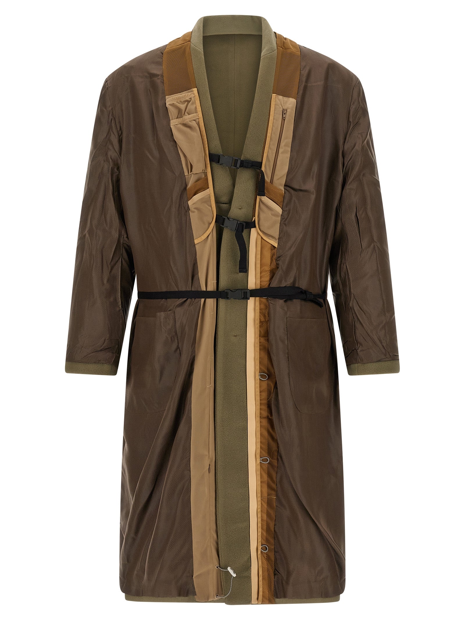 Polleggio reversible coat Green Wool Coats, Trench