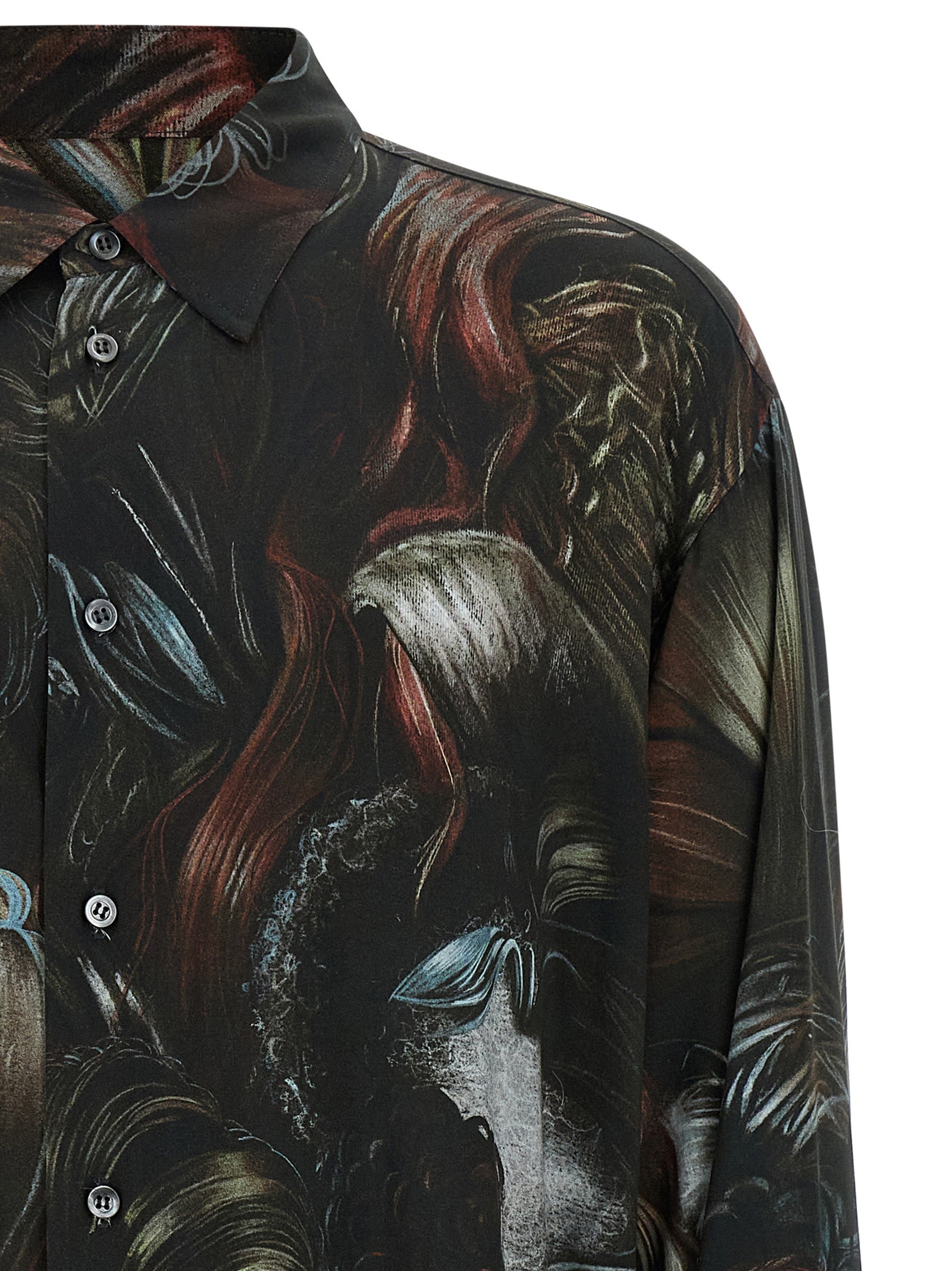Wig Shirt Brown Viscose Shirt, Blouse