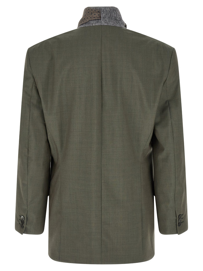 Dawn Rimini blazer Green Virgin Wool