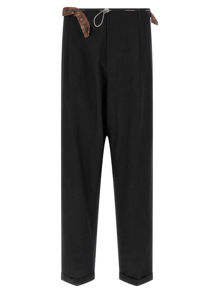 Peoples Chic Release pants Black Cotton