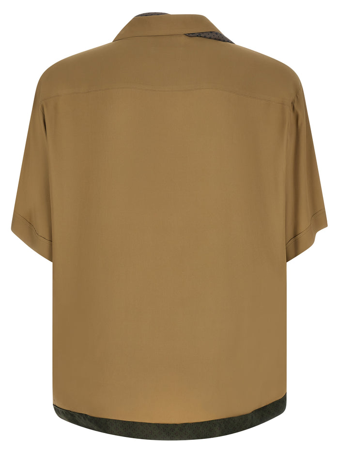 Pasolini Shirt Beige Acetate Shirt, Blouse