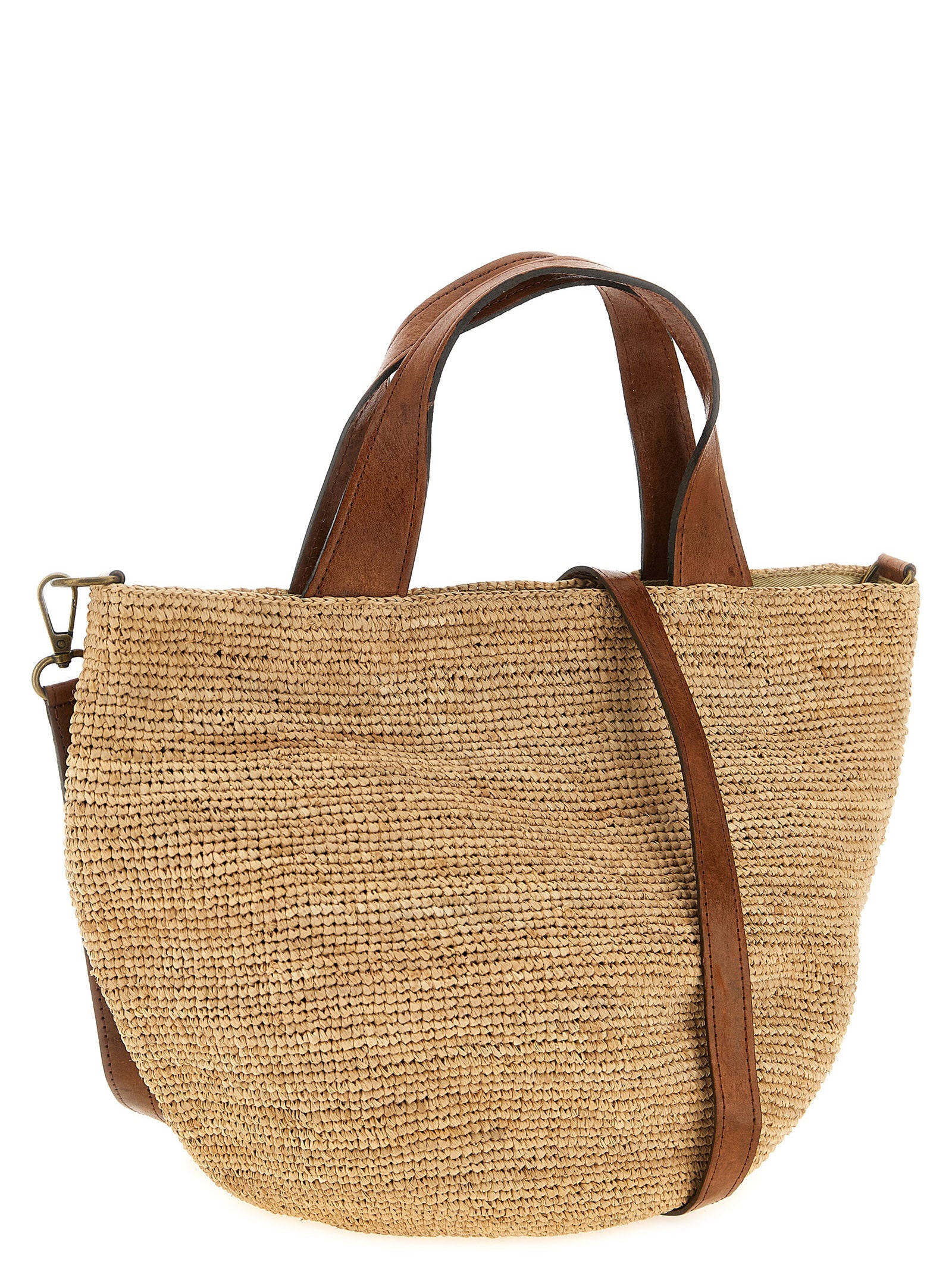 Mirozy handbag Beige Raffia Hand Bags