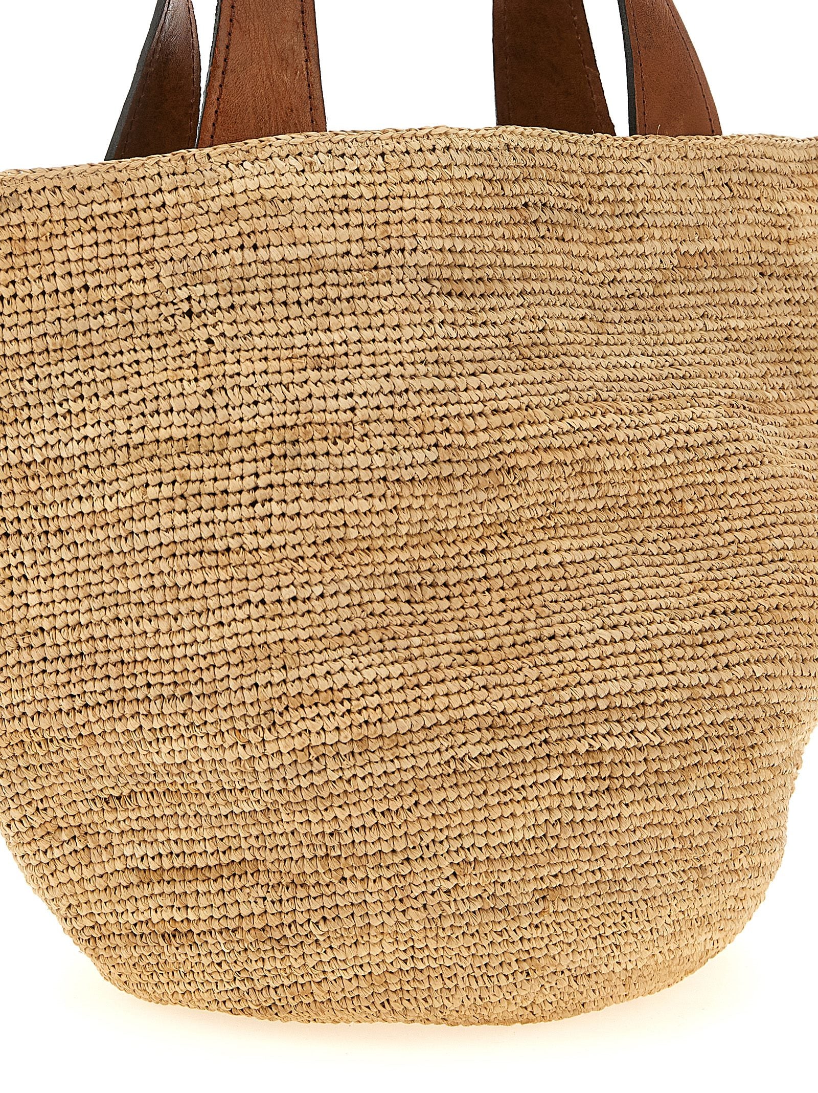 Mirozy handbag Beige Raffia Hand Bags