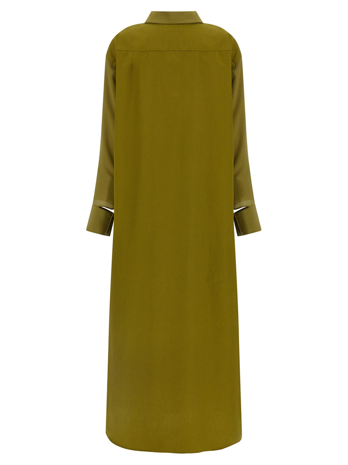 Antoine dress Green Silk