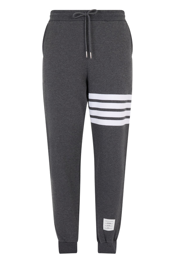 Track Pants Grey Cotton