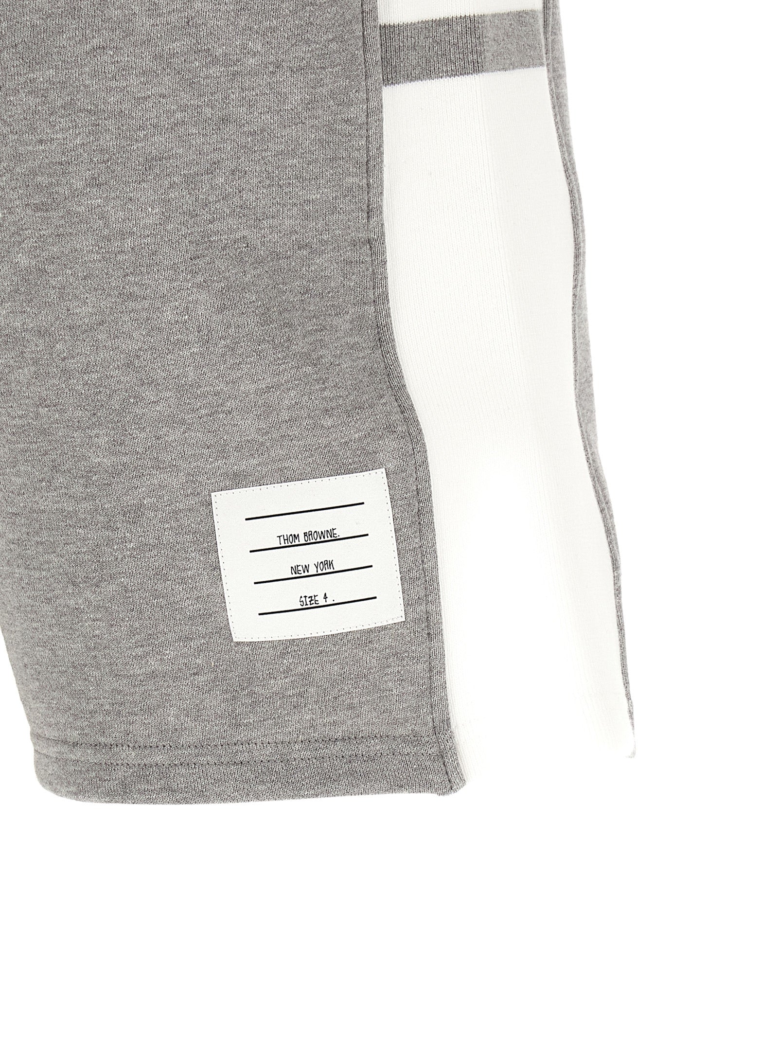 4 Bar bermuda shorts Gray Cotton Bermuda
